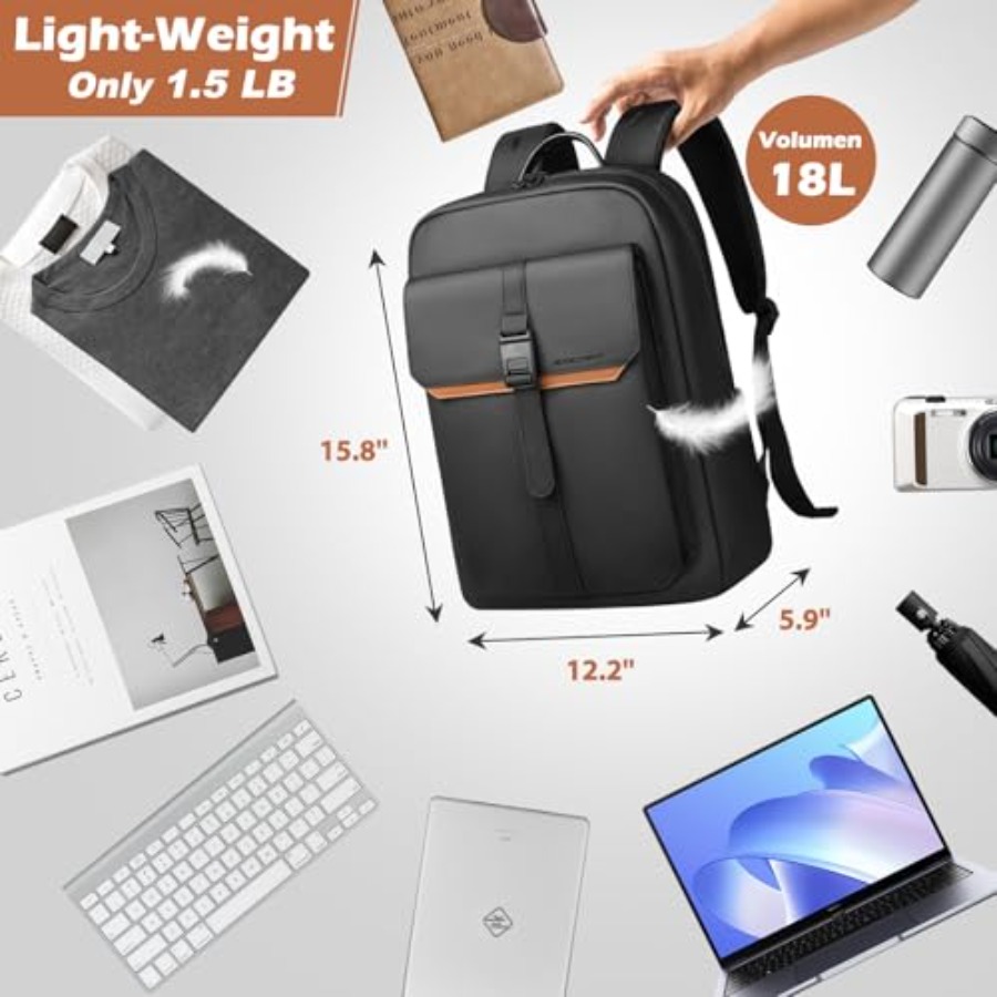 Slim Laptop Backpack for Men W - Women'S Bag บทวิจารณ์และราคา