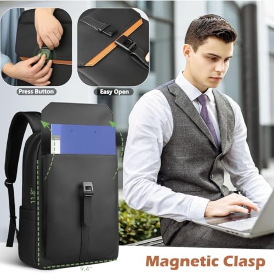 Slim Laptop Backpack for Men W - Women'S Bag บทวิจารณ์และราคา