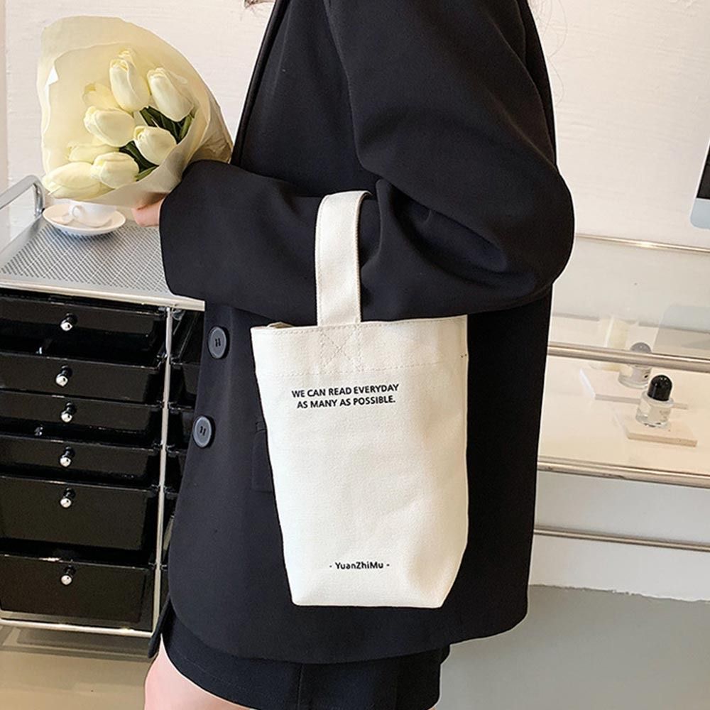 Casual Canvas Letters Shoulder - Shopper Tote Canvas บทวิจารณ์และราคา