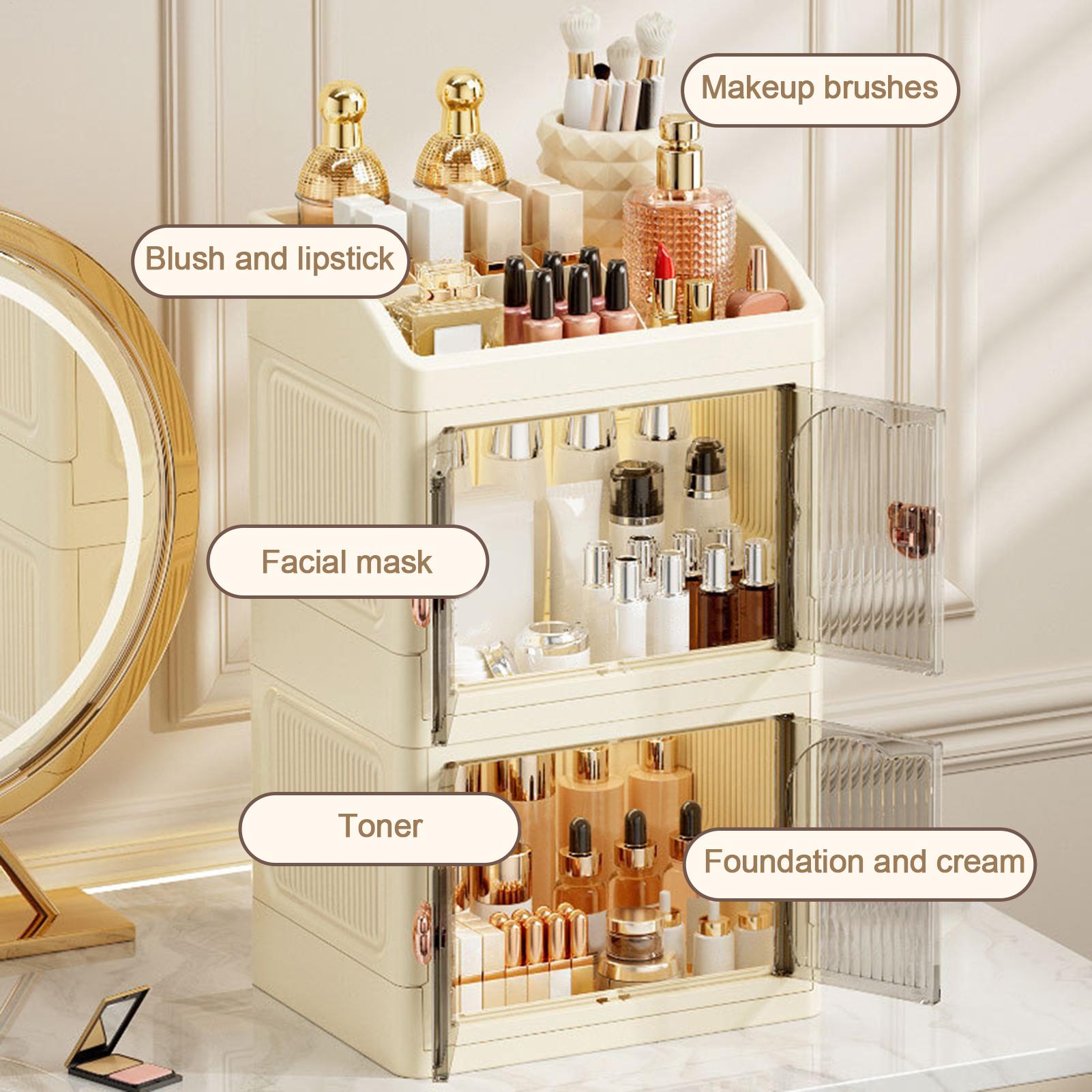 Makeup Organizer for Vanity Ma - Women Vanity Bags บทวิจารณ์และราคา