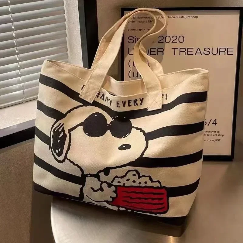Snoopy Cartoon Large Capacity  - Women Bags For College บทวิจารณ์และราคา