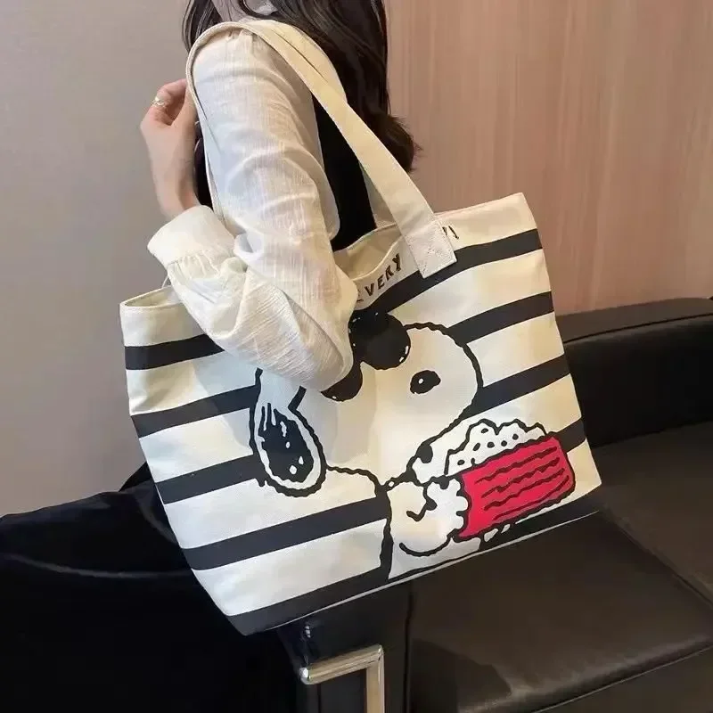 Snoopy Cartoon Large Capacity  - Women Bags For College บทวิจารณ์และราคา