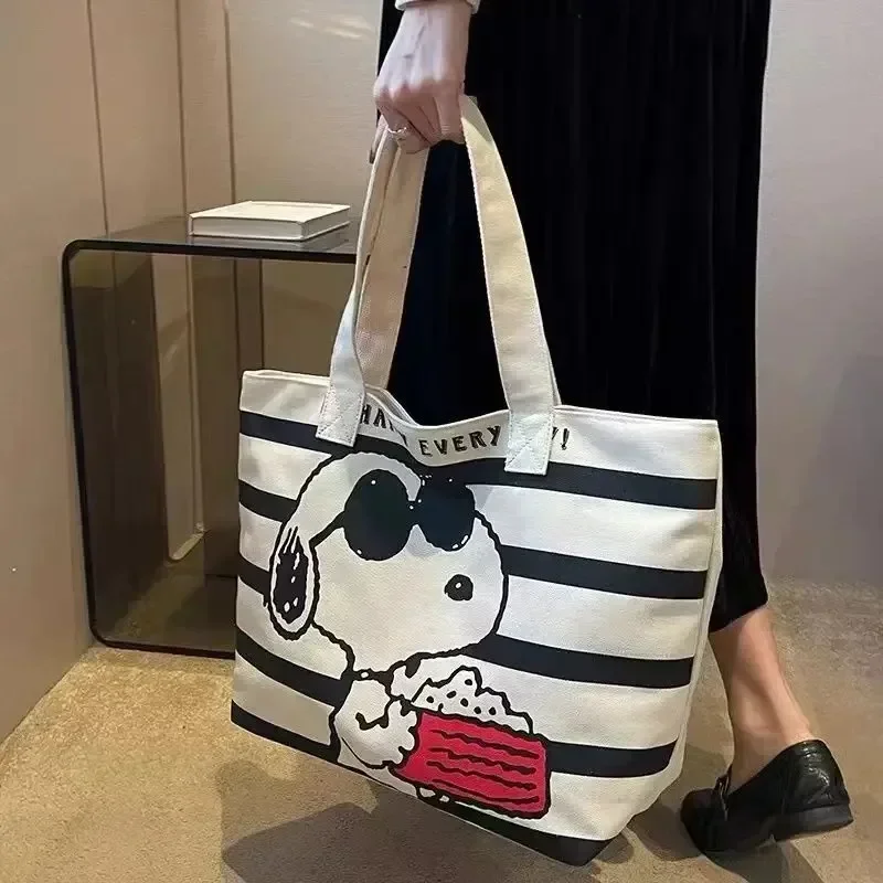 Snoopy Cartoon Large Capacity  - Women Bags For College บทวิจารณ์และราคา