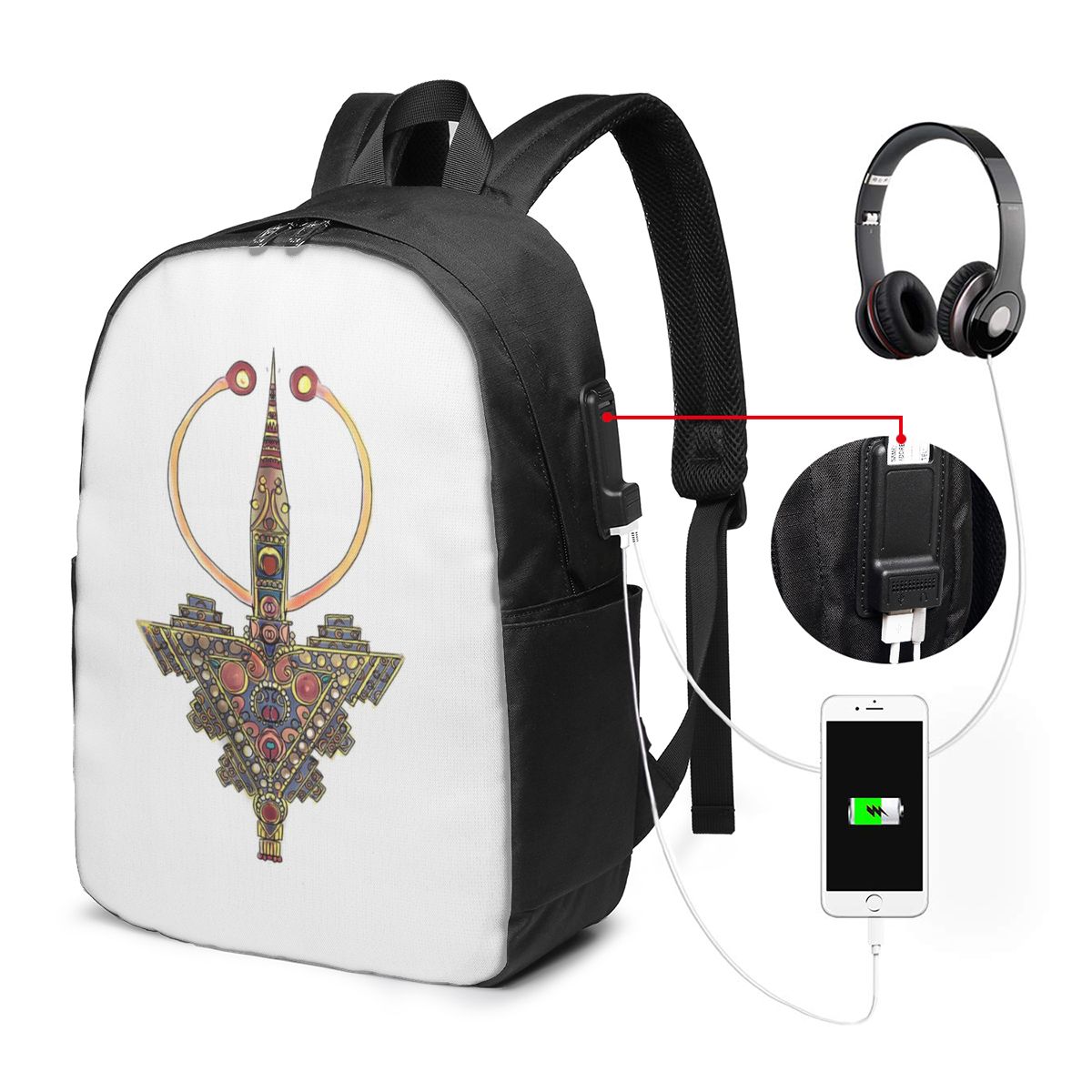 Kabyle Jewelry Amazigh Morocco - Women Bags For College บทวิจารณ์และราคา