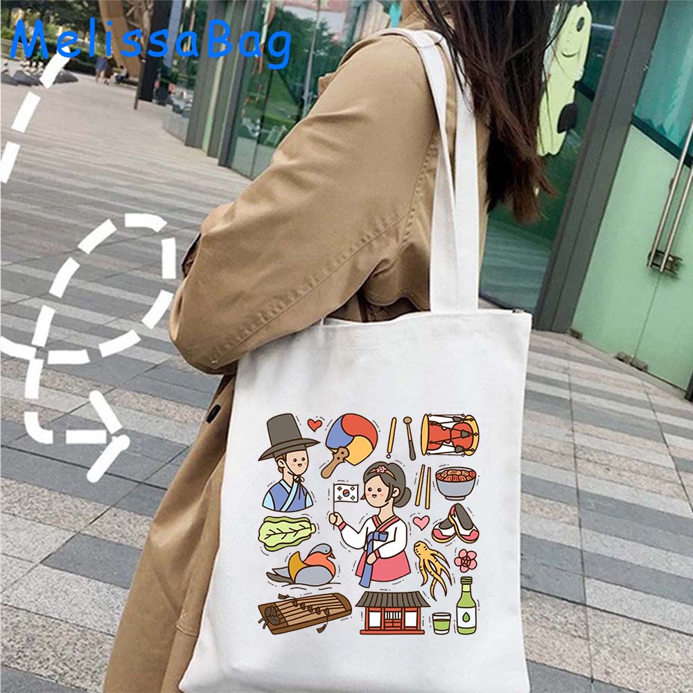 South Korea Shaka Hand Flag Ca - Shopper Tote Canvas บทวิจารณ์และราคา