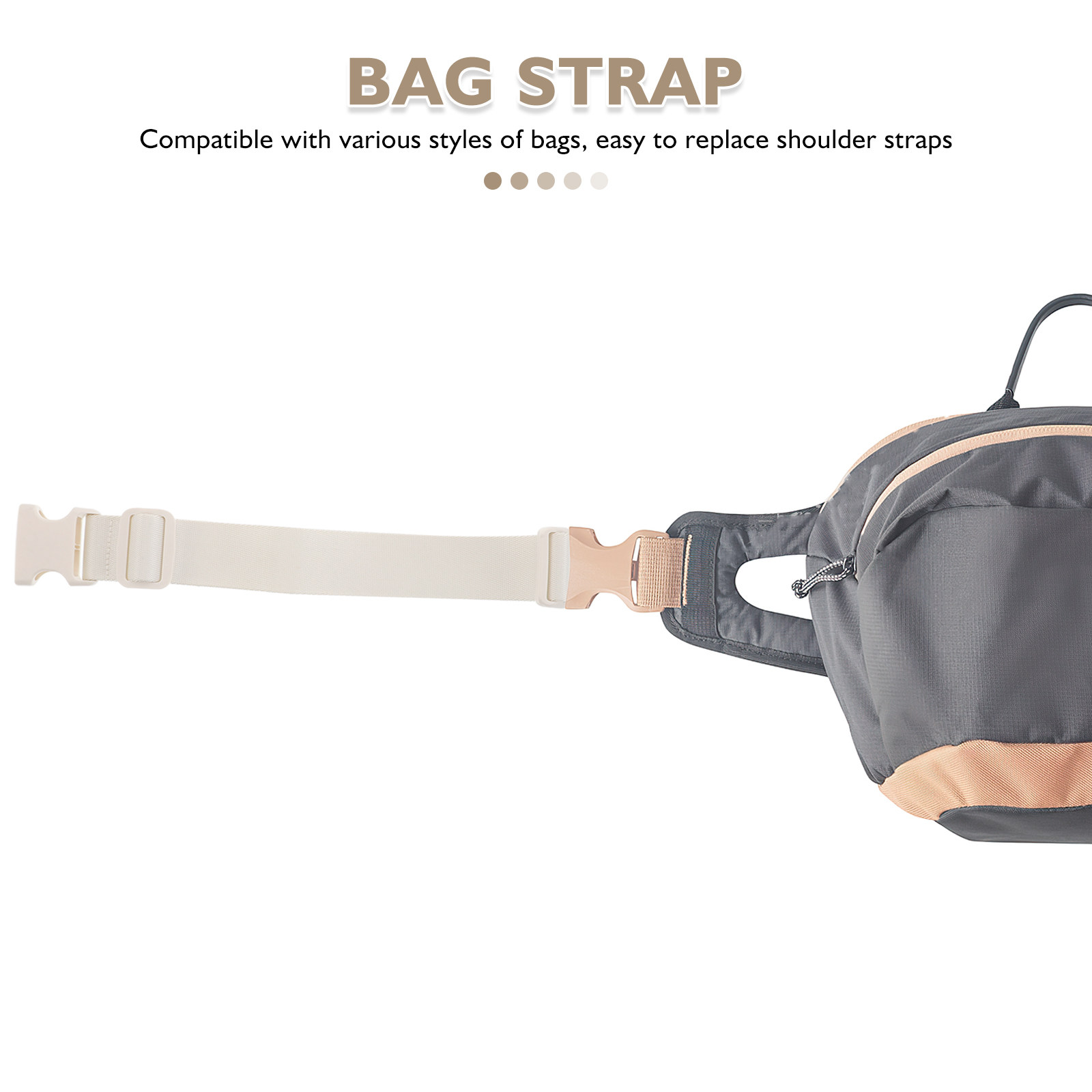 Solid Color Adjustable Purse S - Women Bags Daily Use บทวิจารณ์และราคา