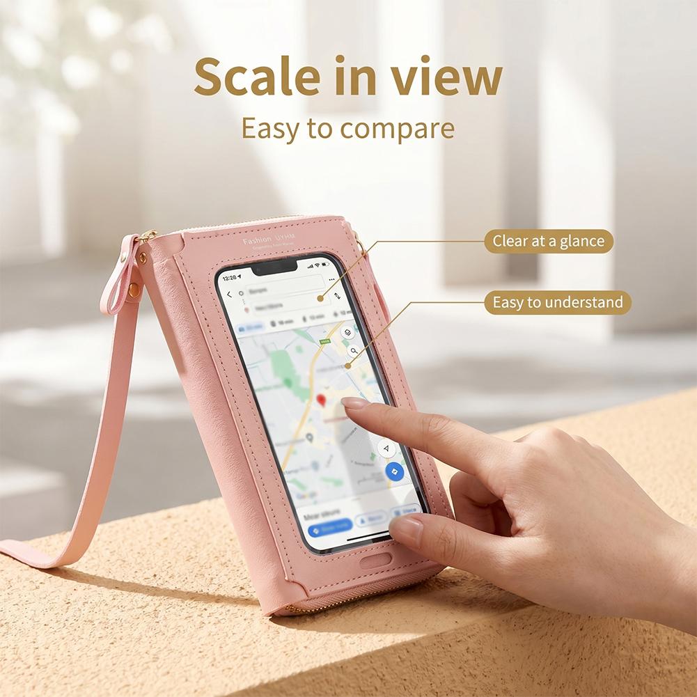Women Bags Soft Leather Wallet - Phone Bag Crossbody บทวิจารณ์และราคา