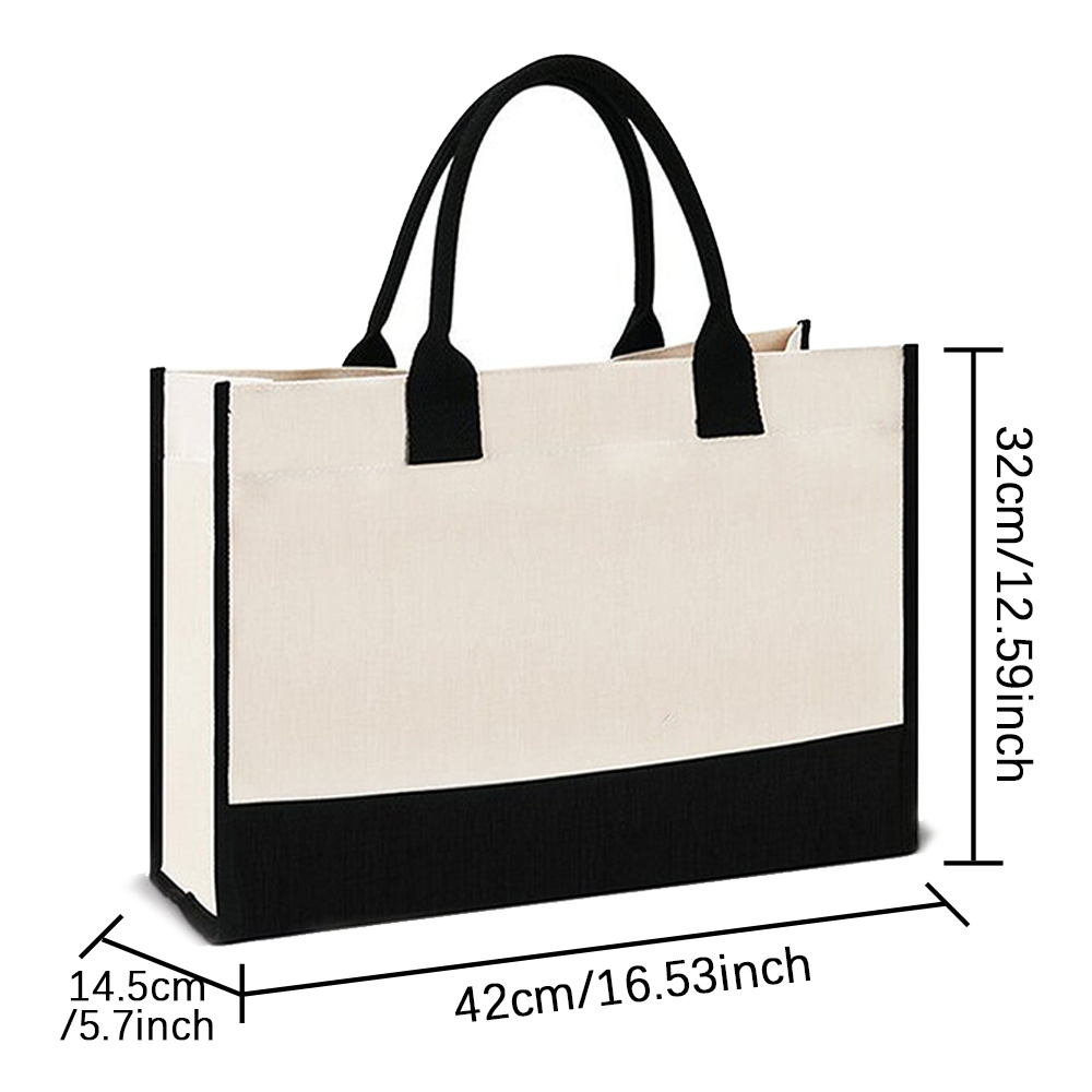 Women's Tote Bag Reusable Shop - Shopper Tote Canvas บทวิจารณ์และราคา