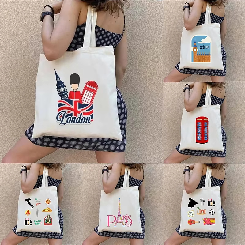 London UK Paris Printing Ladie - Women Bags In Uk บทวิจารณ์และราคา