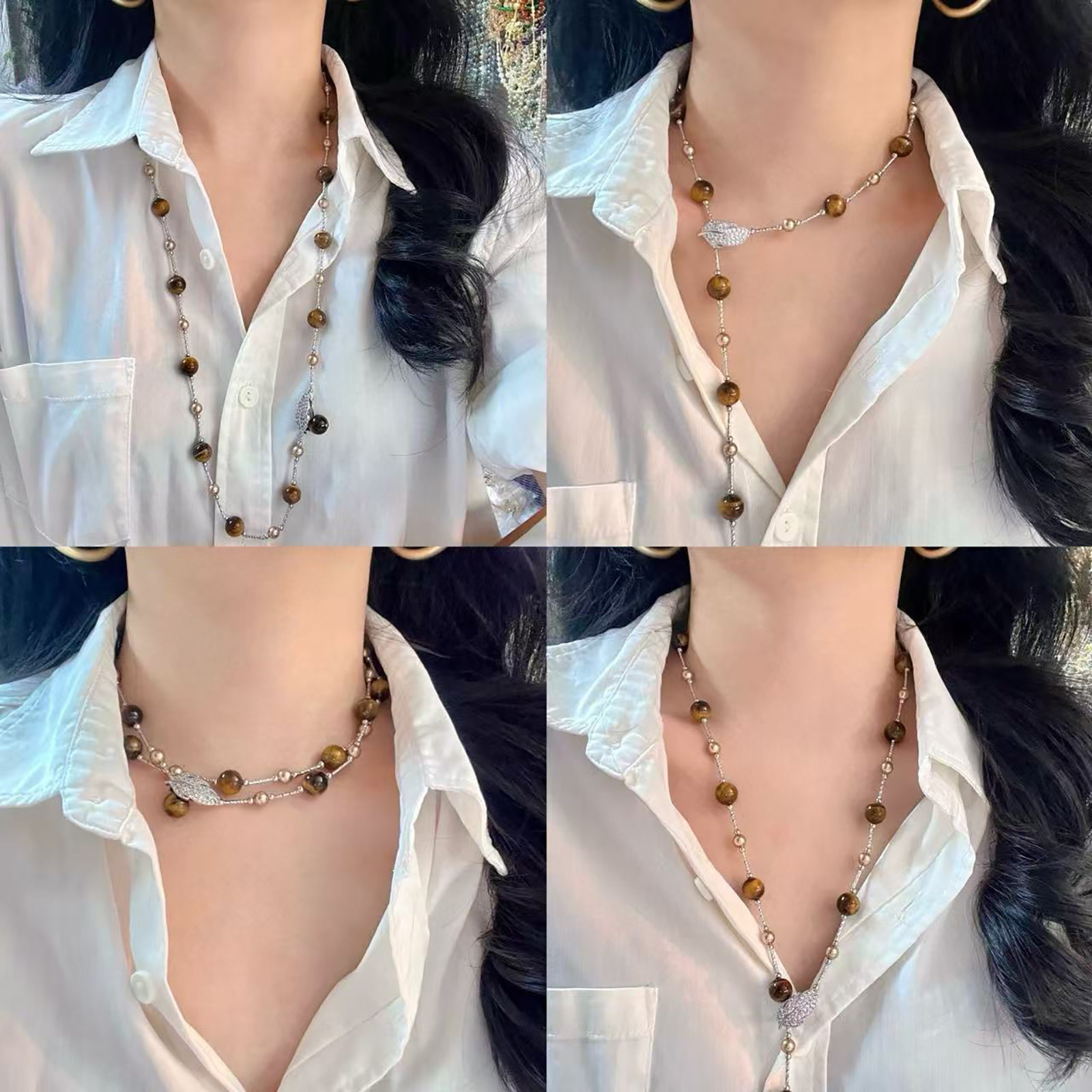 Boho Necklace for Women, Natur - Women Bags Price บทวิจารณ์และราคา