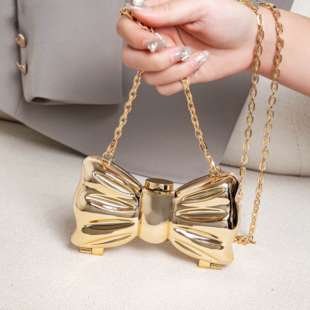 Luxury Fashion Metal Mini Hand - Women Bags Online บทวิจารณ์และราคา